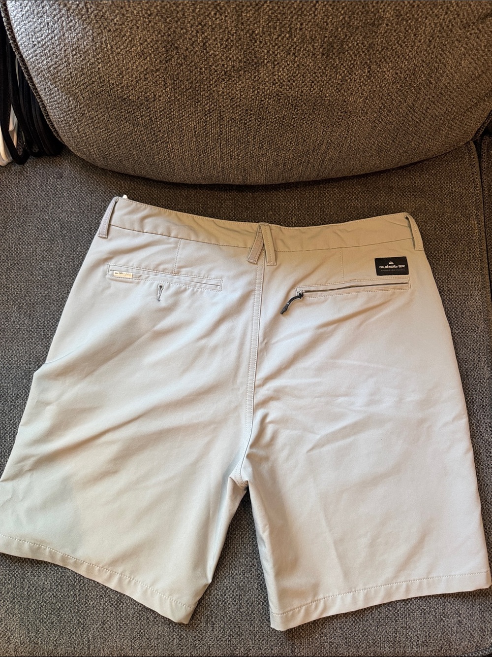 Quiksilver Men's Light Beige Hybrid Shorts